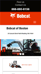 Mobile Screenshot of bobcatboston.com